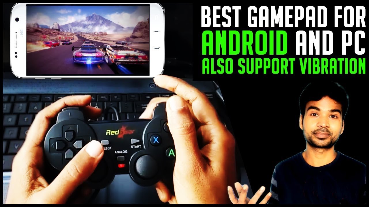 Best Gamepad for Android Smartphone supports vibration RedGear Smartline Gamepad Review YouTube