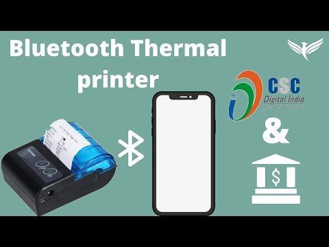 PIXAL BLUETOOTH THERMAL PRINTER | Receipt Printer, billing printer for CSC and mini bank setup video