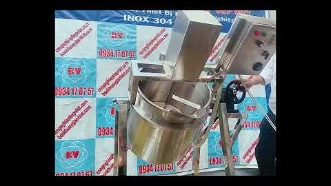 Nồi Nấu Kẹo Có Cánh Khuấy Lật Nghiêng tại TPHCM, nồi nấu kẹo mạch nha