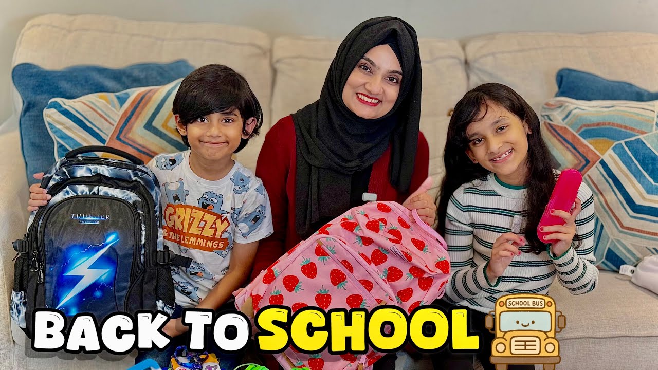 Back to School 2025 🚌 | Supplies, Lunch box & Fun Prep! @SehrishLuqmanFamily