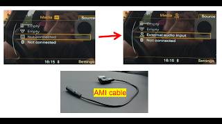 Athlete Statistics Activate AUX | How to connect AMI cable for Audi #roadtop