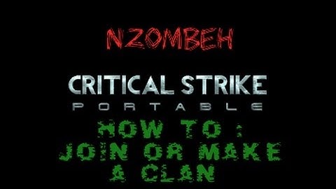 [CS Portable] : How to join/make a clan