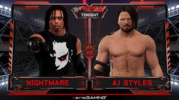 WWE 2K17 PC ENTRANCE MODS // NIGHTMARE x AJ STYLES "EVIL WAYS x GET READY TO FLY" | Ft: StevoLopata