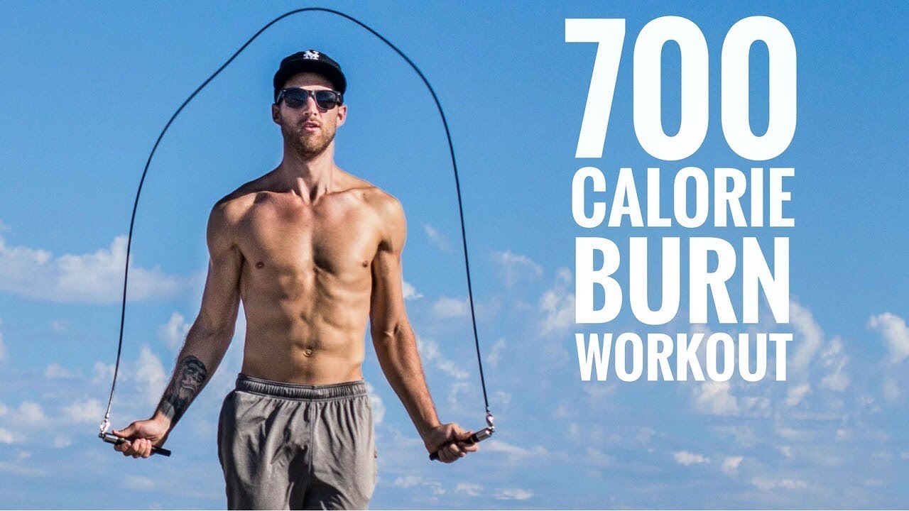 15 Minute 700 calorie jump rope workout for Beginner