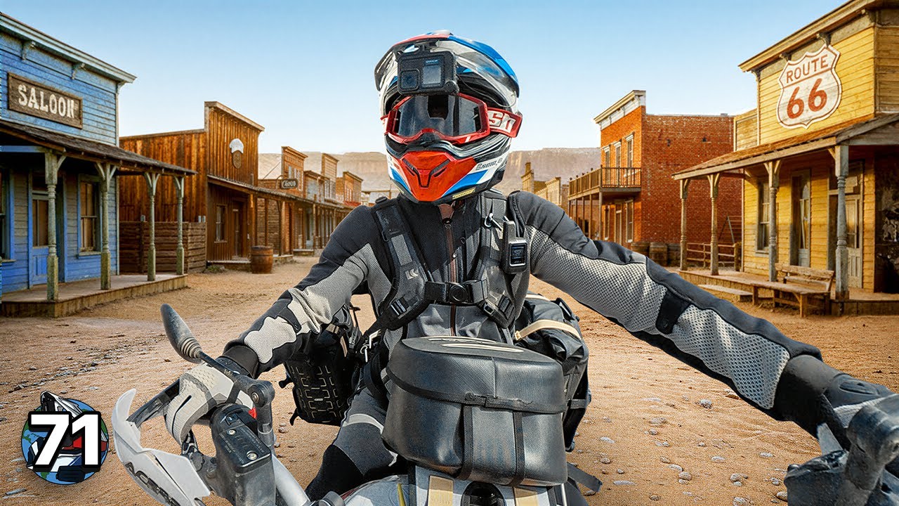 Entramos al SALVAJE OESTE en la RUTA 66 🇺🇸 | Vuelta al Mundo en Moto | EP 71