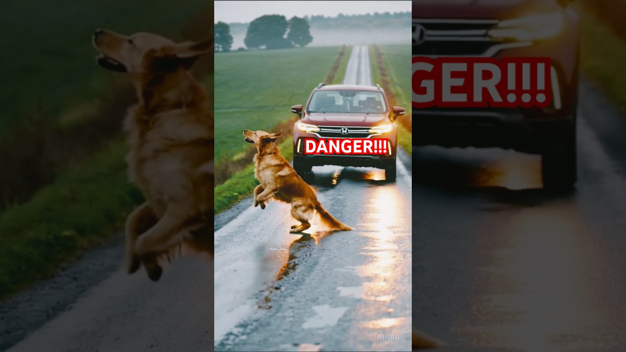 Dog signals danger, Saves Human Life