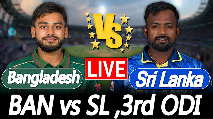 Live Bangladesh vs Sri Lanka | BAN vs SL 3rd ODI Score Bangla Commentary |