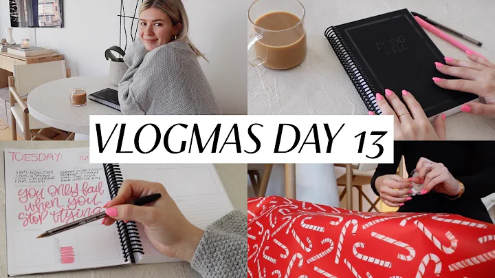 VLOGMAS IN NEW YORK DAY 13: plan with me ft. MY NEW PLANNER! secret santa party + what I got