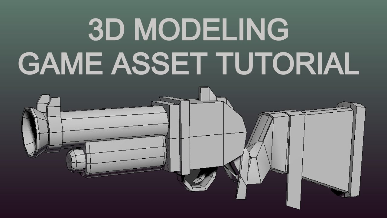 Modeling 3d game asset in 3ds Max tutorial - YouTube