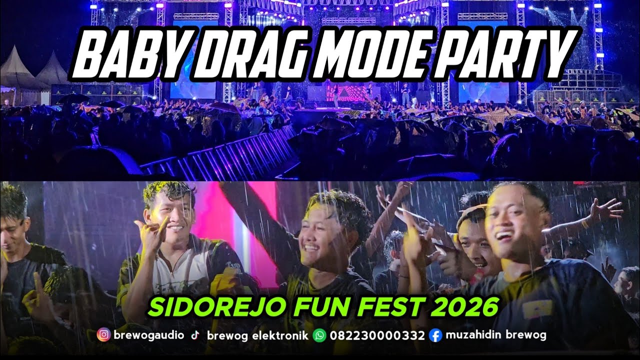 HARI PERTAMA MEMBLUDAK..!! BABY DEERAAG MODE PARTY !! WALAU DI GUYUR HUJAN TETAP GAYENG