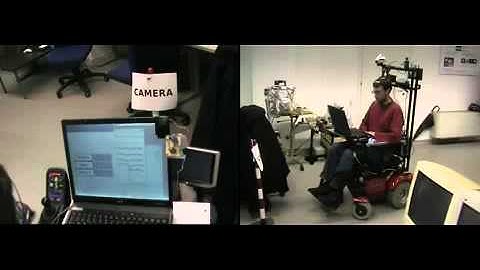 driving a wheelchair through a brain computer interface