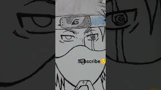 Kakashi Hatake Drawing with Colors 🔥 | Naruto Speed Art