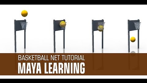 Basketball with Net animation with ncloth
