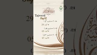 Tajweed Day 02 #tajweed #quran
