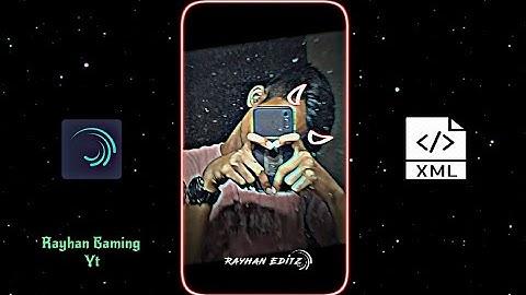 New Attitude 😈 Xml || 🎟️ Alight Motion Presets xml @syedrayhan34 #crazy_editor_bd