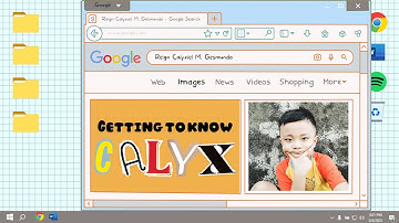 GETTING TO KNOW CALYX | Performance Task in Computer 1