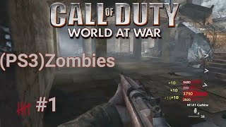 Call of Duty: World at War - (PS3) Zombies Gameplay #1 | Nacht Der Untoten