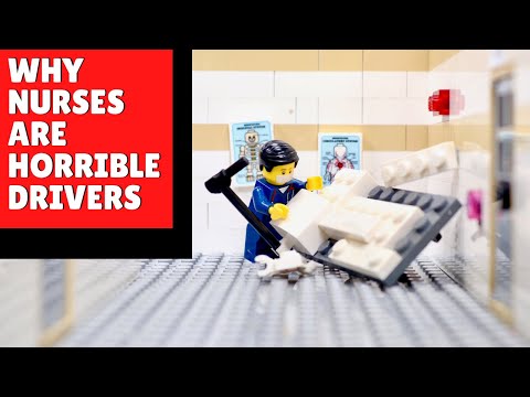 Why Nurses Are Horrible Drivers | LEGO Stop Motion