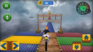 Tricky Bike Crazy Stunt Rider - Gameplay Android game - New motorbike stunt racing games screenshot 3