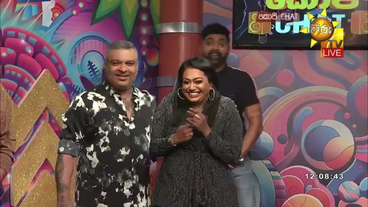 Nirosha Virajini B day Surprise @ Hiru TV Copy Chat | Cake by DIzanda |  @niroshavirajini