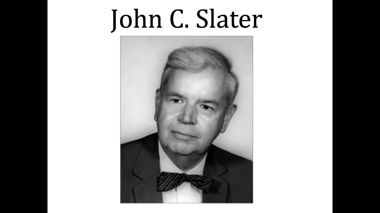 John C Slater / wikiaudio short video YouTube