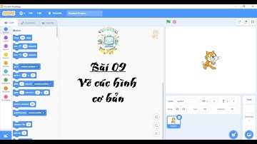 Scratch | Tự học Scratch | Bài 09: Vẽ các hình cơ bản | [VCTH]