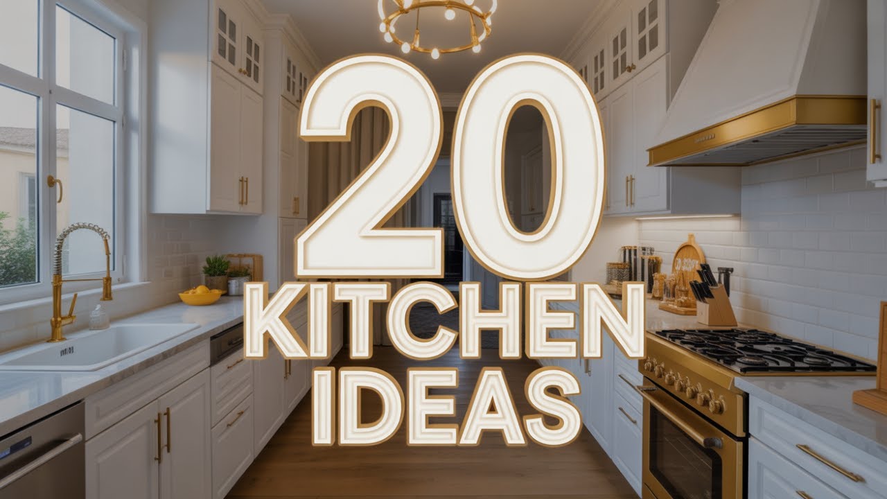 20 White & Gold Kitchen Ideas You’ll Wish You Tried Sooner
