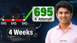 Stuck at 645 for 3 GMAT Attempts... Here's How I Finally Scored 695 in 4 Weeks!