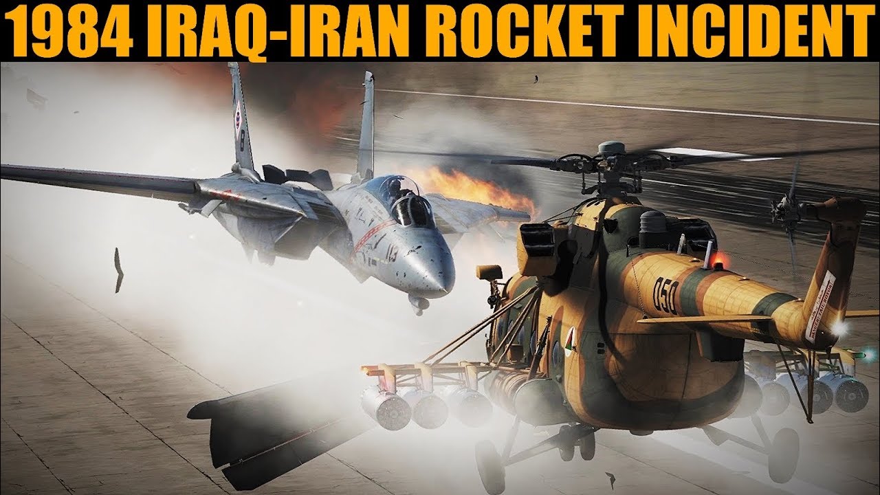 1984 Iran-Iraq War: Helicopter Air To Air Unguided Rockets Kill | DCS WORLD Reenactment