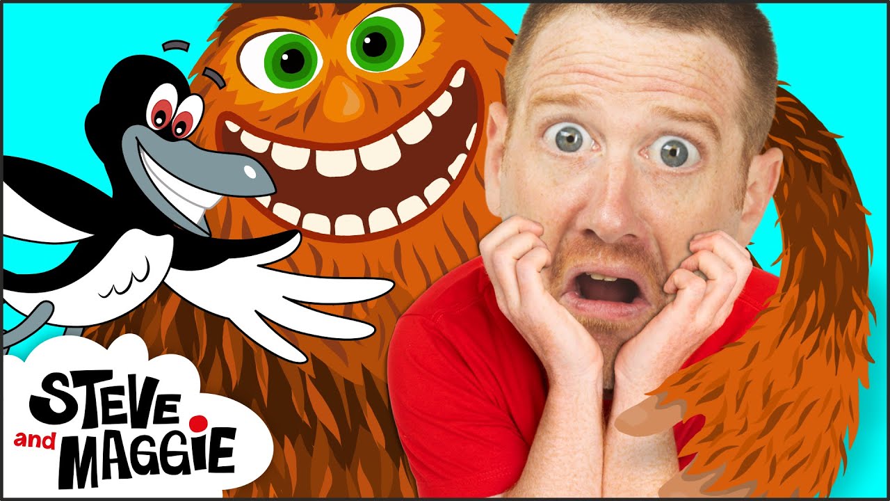 Bigfoot, Haunted House for Kids from Steve and Maggie | Head, Shoulders, Knees and Toes | Halloween