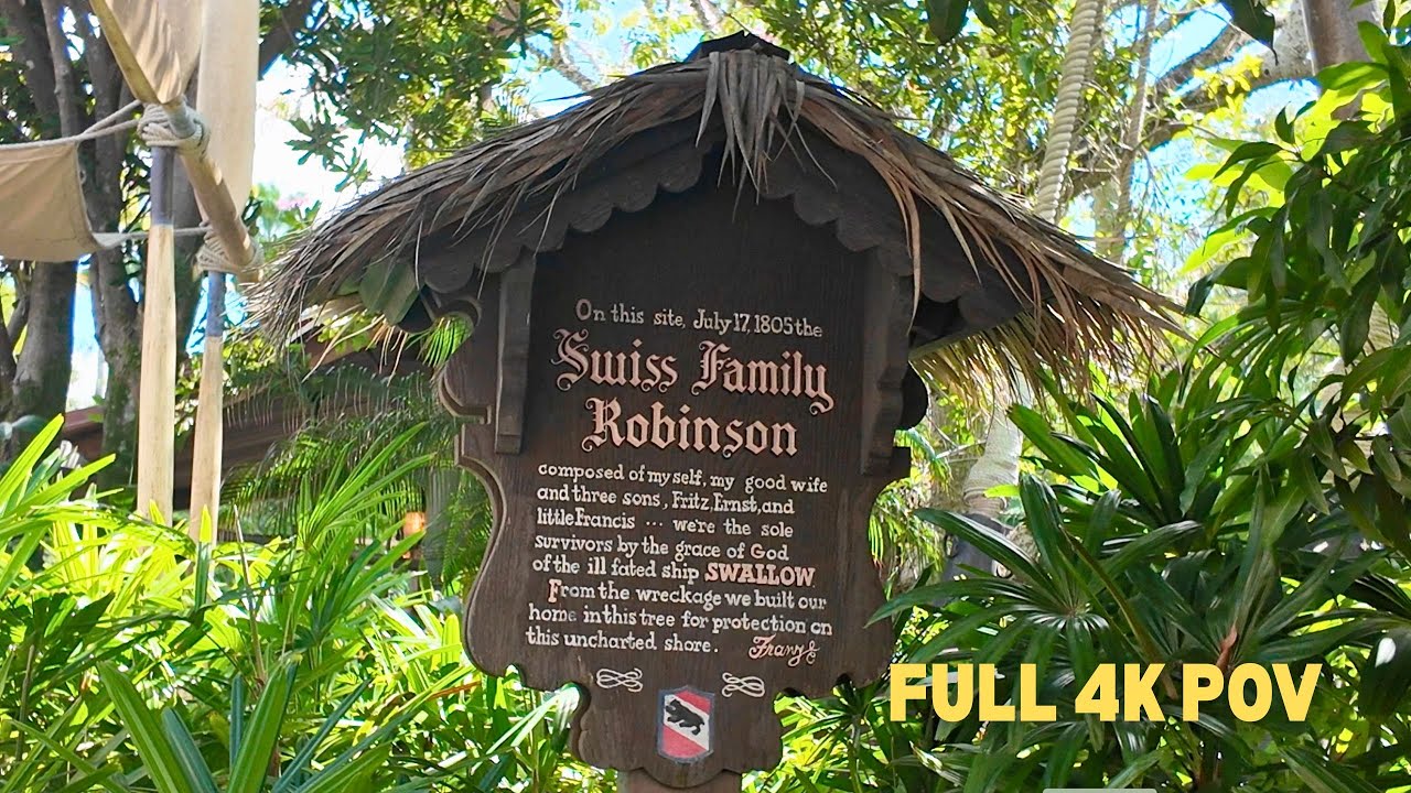 WDW Swiss Family Treehouse Complete Walkthrough | Magic Kingdom 2025 ...