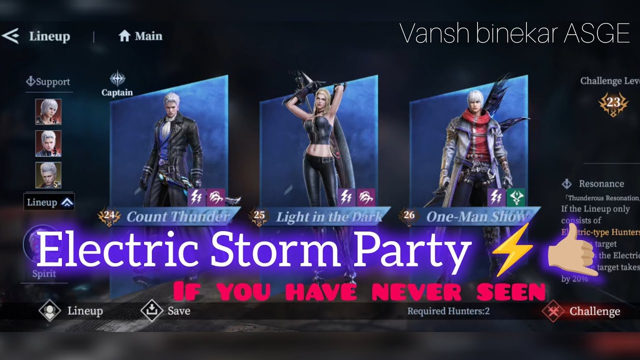 My Storm play in Electric Realm Conquerer of Devil May Cry Peak of Combat 