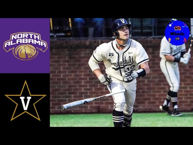 North Alabama vs #2 Vanderbilt Highlights (Great Game!)