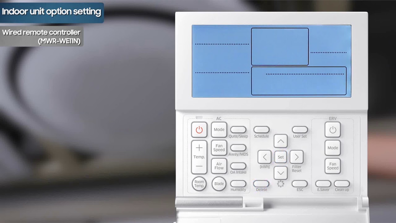 Dvm Setting TM Video DVM Installation Indoor unit option setting Ver1 00 - YouTube