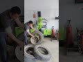 Powerful Truck Tire Changing Machine in Action 🔧🚛