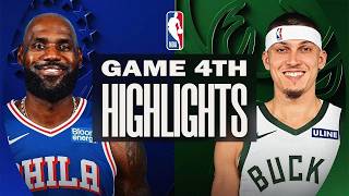 Philadelphia 76ers vs Milwaukee Bucks Game 4TH Highlights Oct 24, 2026 NBA