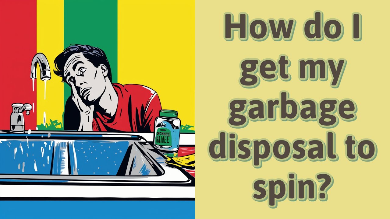How do I get my garbage disposal to spin? YouTube