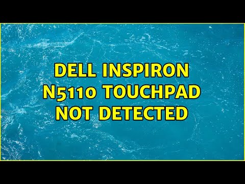 Ubuntu Dell Inspiron N5110 Touchpad not detected