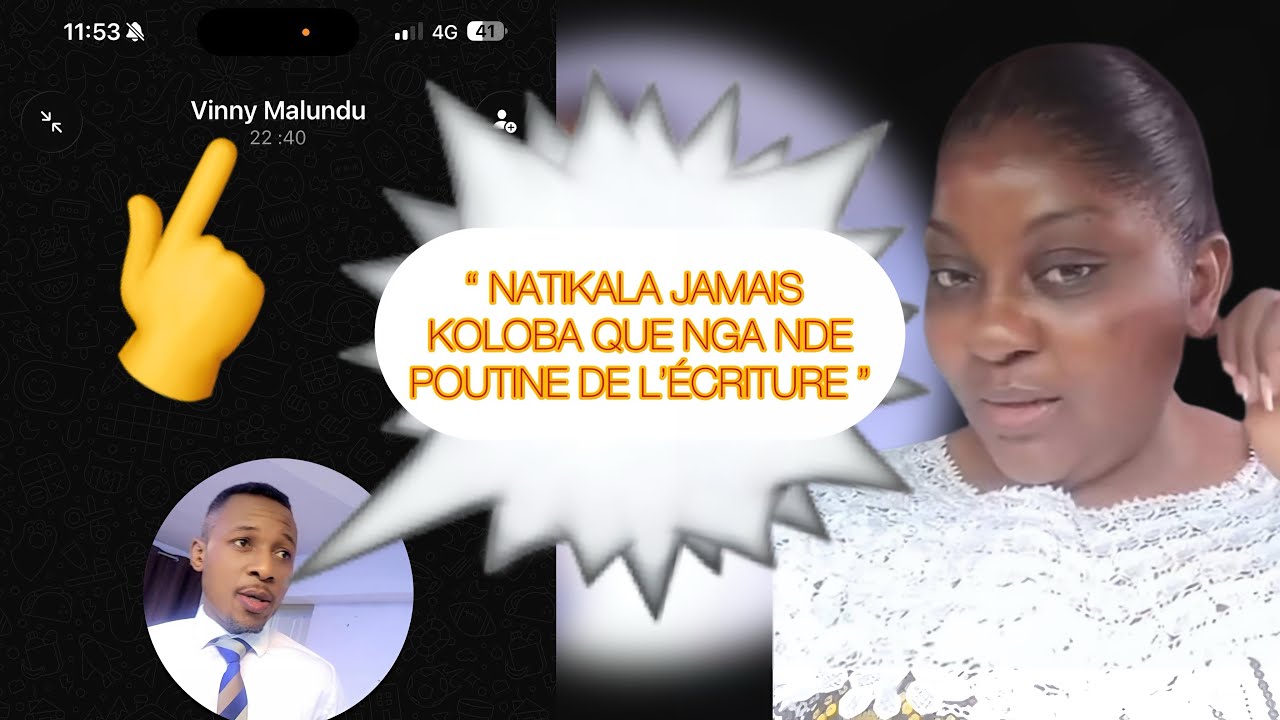 🚨VINNY A DIT: "NGA TE MUTU NA REPONDAKA BATU NA TIK TOK,ET NA MI BENGA JAMAIS POUTINE DE L’ECRITURE"