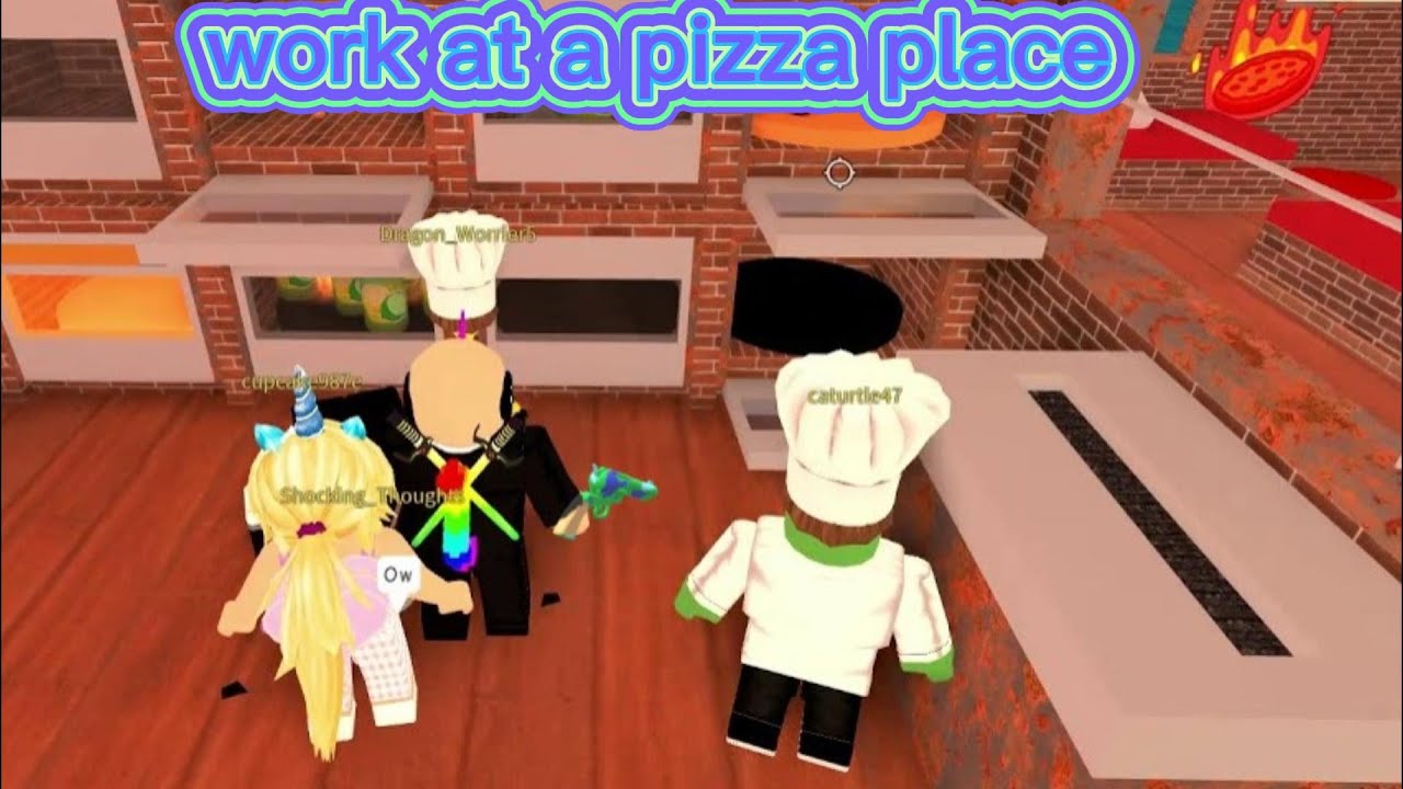 Work at a Pizza Place Roblox #roblox #pizza #food #work #capcut # ...