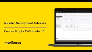 Connecting to AWS Route 53 - Micetro Deployment Tutorials