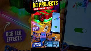 RC car with neopixel light, barrier, spider bot @Praveen_D_N