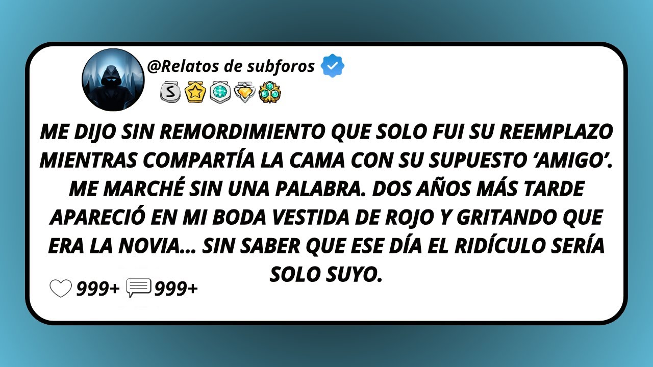 Me Dijo Sin Remordimiento Que Solo Fui Su Reemplazo Mientras Compartía La Cama Con Su Supuesto...