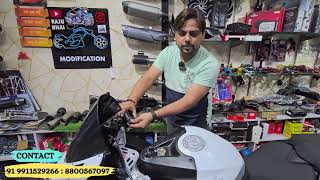 APRILIA RS 457 ko diya New Look   Modification   Visor   Frame Slider   Radiator Guard