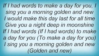 Yvonne Keeley And Scott Fitzgerald - If I Had Words Lyrics