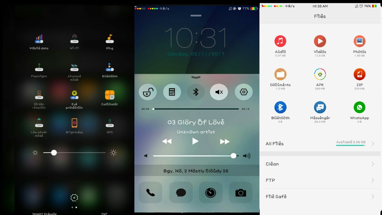 OPPO new theme Colored iOS  oppo new theme all models