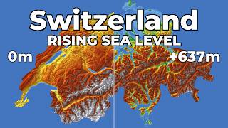 4K Rising Sea Level - Switzerland
