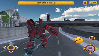 Fire Truck Robot Transform FireFighter Mobile/Ipad Game screenshot 5