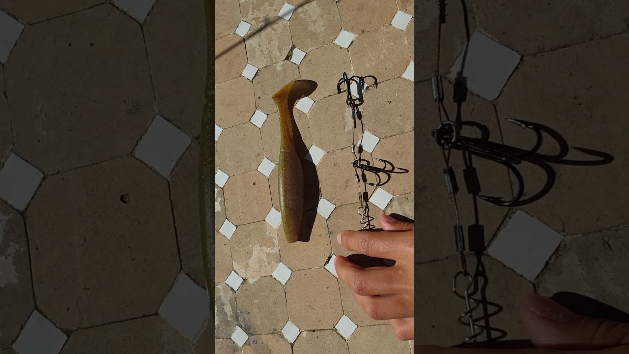 Krautmontage an Gummiköder befestigen