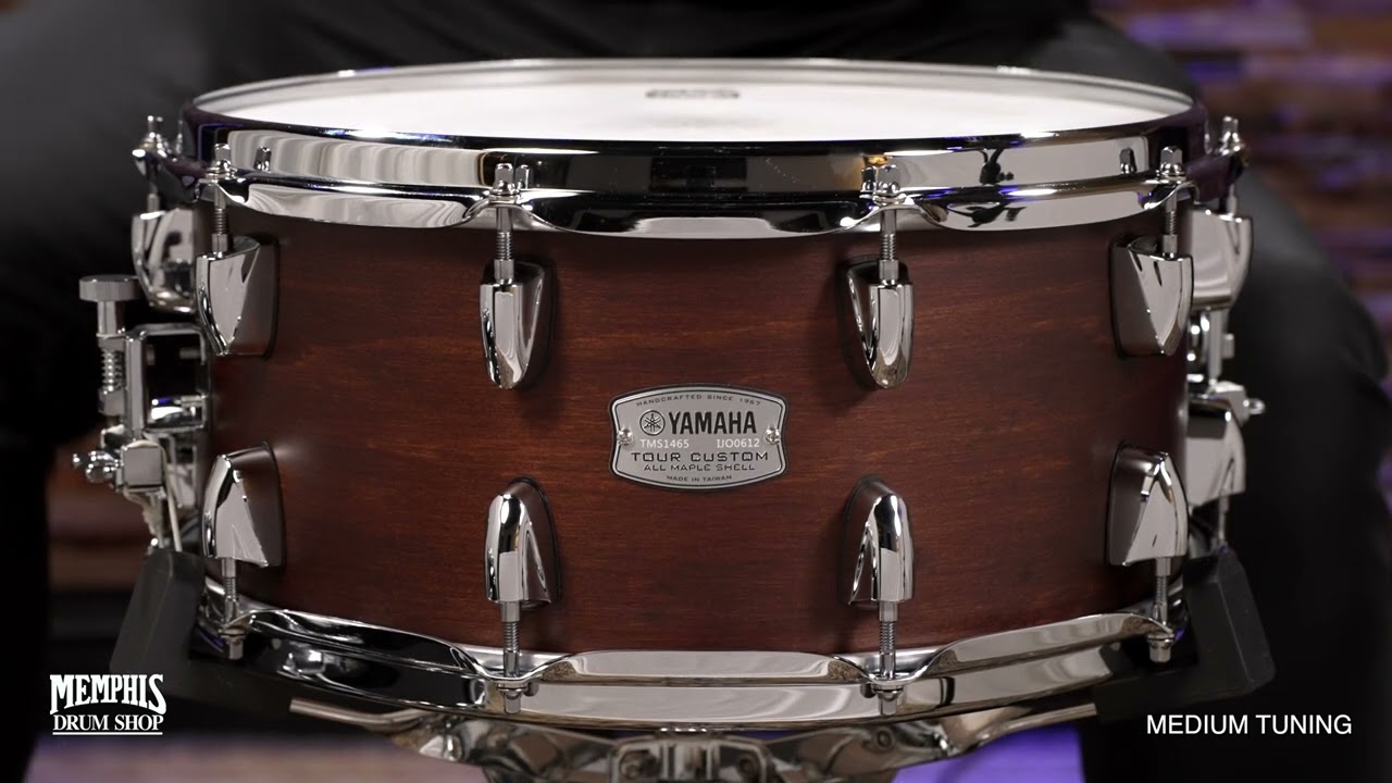 Yamaha 14x6.5 Tour Custom Maple Snare Drum - Chocolate Satin